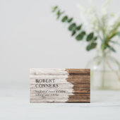 House Painter Painted Wood Visitekaartje (Staand voorkant)