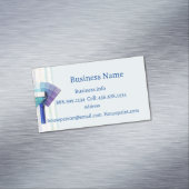 House Painter Painting Wallpapering Business Car Magnetisch Visitekaartje (Voorbeeld)