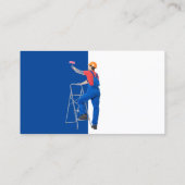 House Painter Painting Wallpapering Business Car Visitekaartje (Achterkant)