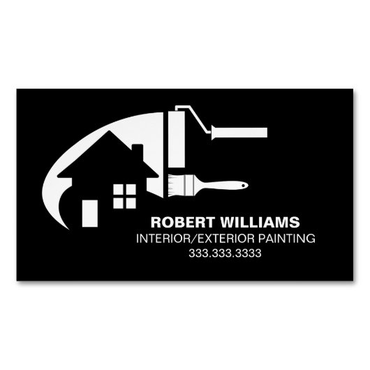 House Painter Professional Magnetisch Visitekaartje (Voorkant)
