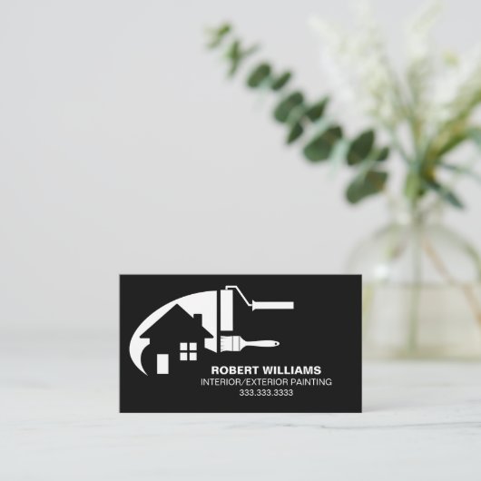 House Painter Professional Visitekaartje (Staand voorkant)