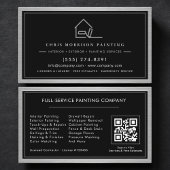 House Painter QR Code Painting Service  Visitekaartje