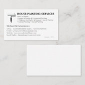House Painter Service Paint Spuitrol Eenvoudig Visitekaartje (Voorkant / Achterkant)