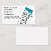 House Painter Unique Modern Business Cards Visitekaartje (Voorkant / Achterkant)