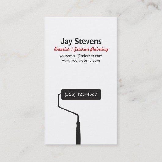House Painter Visitekaartje (Voorkant)