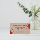 House Painter Visitekaartjes (Staand voorkant)