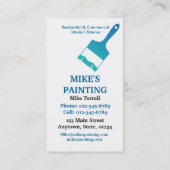 House Painter's Visitekaartje (Achterkant)