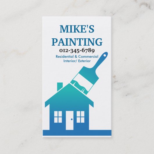 House Painter's Visitekaartje (Voorkant)