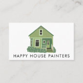 House Painting Handyman Construction Social Icons Visitekaartje (Voorkant)