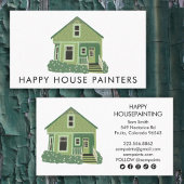 House Painting Handyman Construction Social Icons Visitekaartje