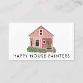 House Painting Handyman Construction Social Icons Visitekaartje (Voorkant)