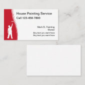 House Painting Modern Business Card Template Visitekaartje (Voorkant / Achterkant)