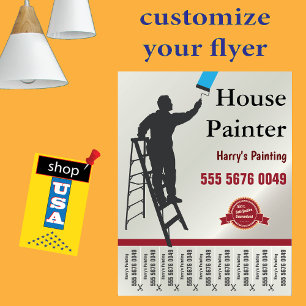 House Painting Service Small Business Flyer