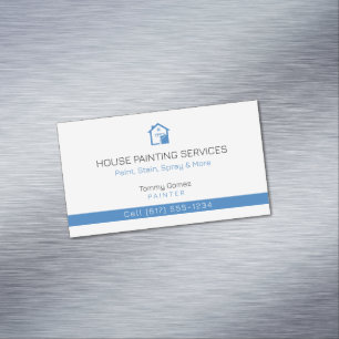 House Painting Services   verfrol Magnetisch Visitekaartje