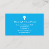 House Painting Services | verfrol Visitekaartje (Achterkant)