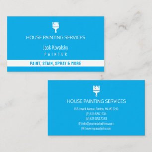 House Painting Services   verfrol Visitekaartje