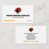 House Painting Services | verfrol Visitekaartje (Voorkant / Achterkant)
