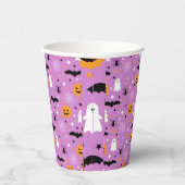 House Party Halloween | PAARS | Ghost | Pompoen Papieren Bekers (Rechts)