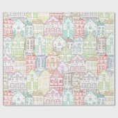 House Pattern Cadeaupapier (Vlak)