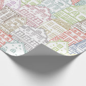 House Pattern Cadeaupapier (Hoek)