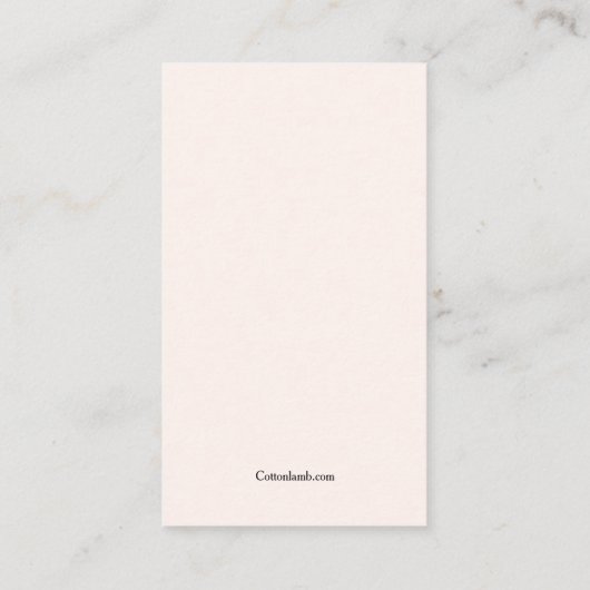 House Pets Sitting Service Visitekaartjes (Achterkant)