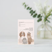 House Pets Veterinary Appointards Visitekaartje (Staand voorkant)