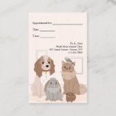 House Pets Veterinary Appointards Visitekaartje (Voorkant)