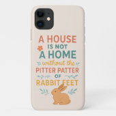 House pitter patter rabbit feet Case-Mate iPhone case (Achterkant)