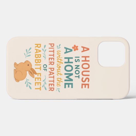 House pitter patter rabbit feet Case-Mate iPhone case (Achterkant (horizontaal))