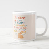 House pitter patter rabbit feet grote koffiekop (Rechts)