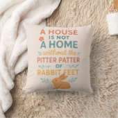 House pitter patter rabbit feet kussen (Deken)