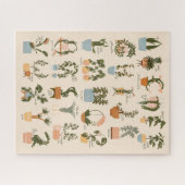 House Plant Alphabet Legpuzzel (Horizontaal)