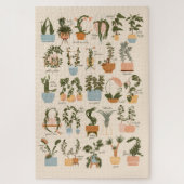 House Plant Alphabet Legpuzzel (Verticaal)