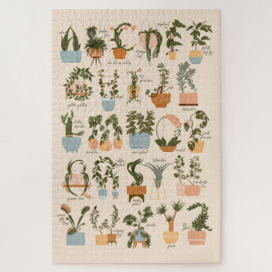 House Plant Alphabet Legpuzzel