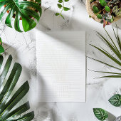 House plant, met plant bekleed Kladblok