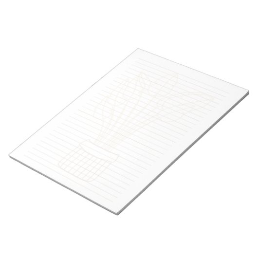 House plant, met plant bekleed Kladblok (Schuin)