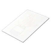 House plant, met plant bekleed Kladblok (Schuin)