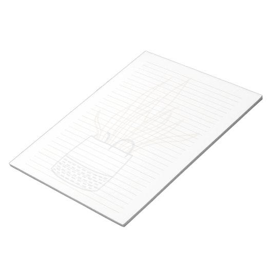 House plant, met plant bekleed Kladblok (Schuin)