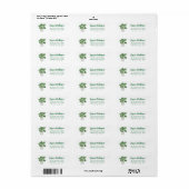 House Plant Retour Adres Label (Full Sheet)