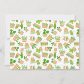 House Planten Cactus White New Home Aankondiging (Achterkant)