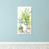 House Plants Canvas Afdruk (Insitu (Houten vloer))
