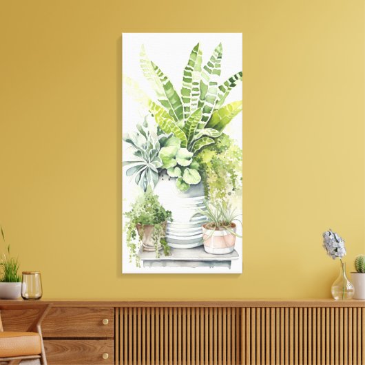 House Plants Canvas Afdruk (Insitu (Woonkamer))