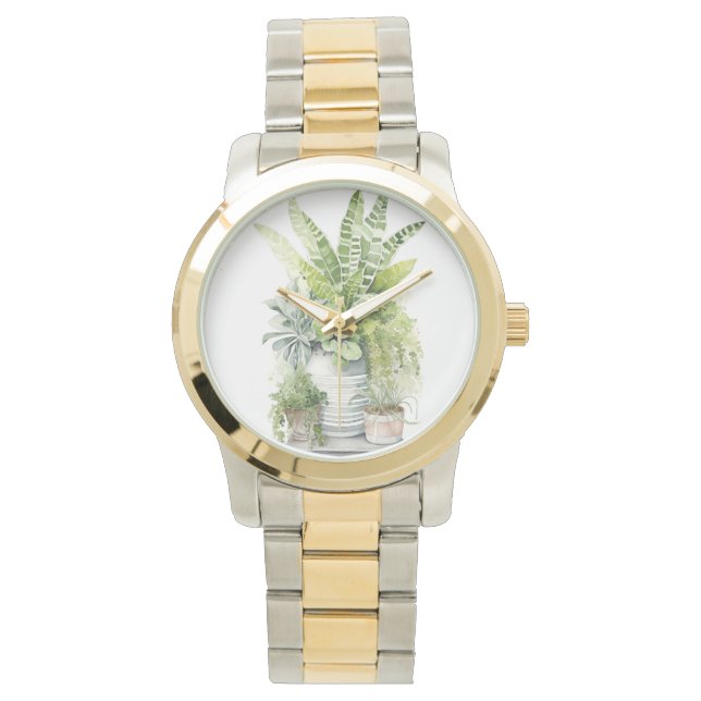 House Plants Horloge (Voorkant)