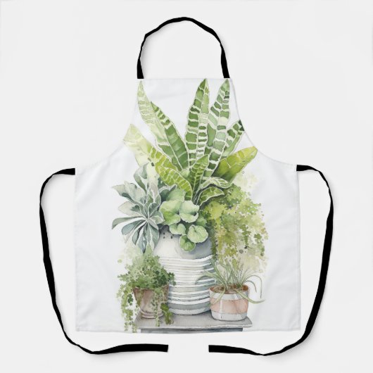 House Plants Schort (Voorkant)