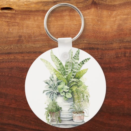 House Plants Sleutelhanger (Achterkant)