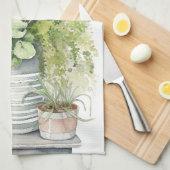 House Plants Theedoek (Quarter Fold)