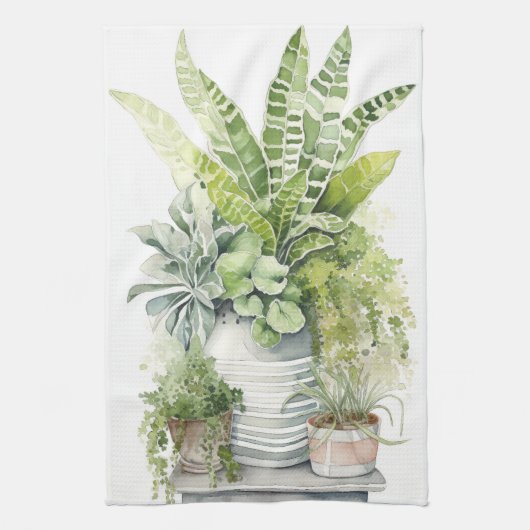 House Plants Theedoek (Verticaal)