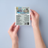 House Pool Sketch, Swimming Pool Cleaning Flyer (Hand)