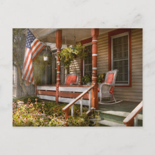 House - Porch - Traditioneel Amerikaans Briefkaart