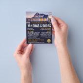 House Portret, Window & Deuren Fitter Company Flyer (Hand)